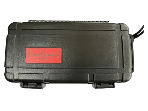PIERRE CARDIN Hard Plastic medium travel cigar case