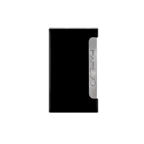 Parejo Pocket Flat Flame Lighter  Black and Silver