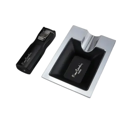 PIERRE CARDIN Cigar Ashtray with Lighter Set